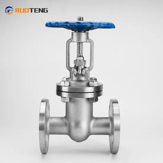 [Ruoteng] GB Pn16 Water High Temperature Steam Thermal Oil 304 Stainless Steel Flange Gate Valve